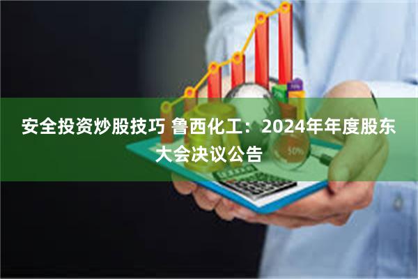 安全投资炒股技巧 鲁西化工：2024年年度股东大会决议公告